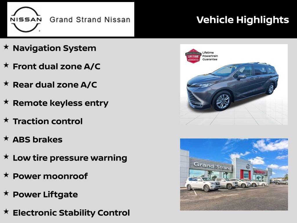 Used 2021 Toyota Sienna Limited image 3