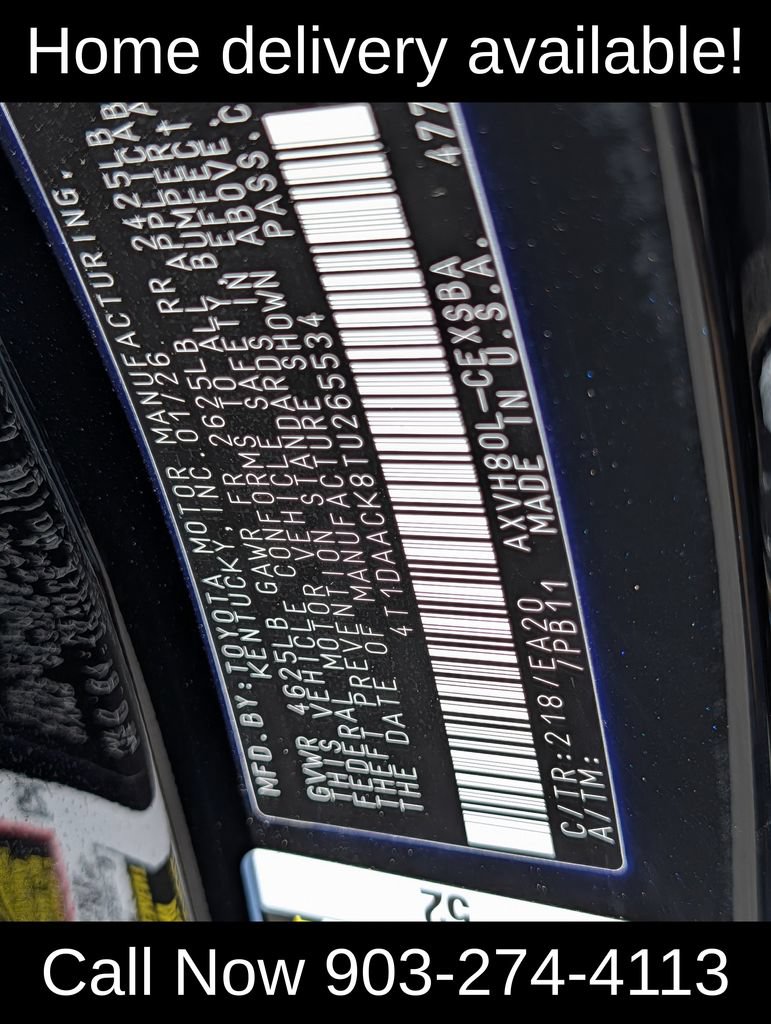 Used 2026 Toyota Camry SE FWD image 35