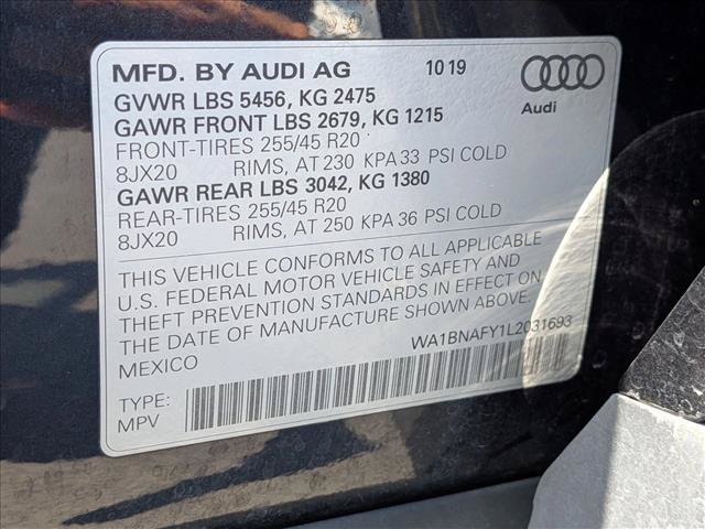 Used 2020 Audi Q5 2.0T Premium Plus w/ Premium Plus Package AWD/4WD image 25