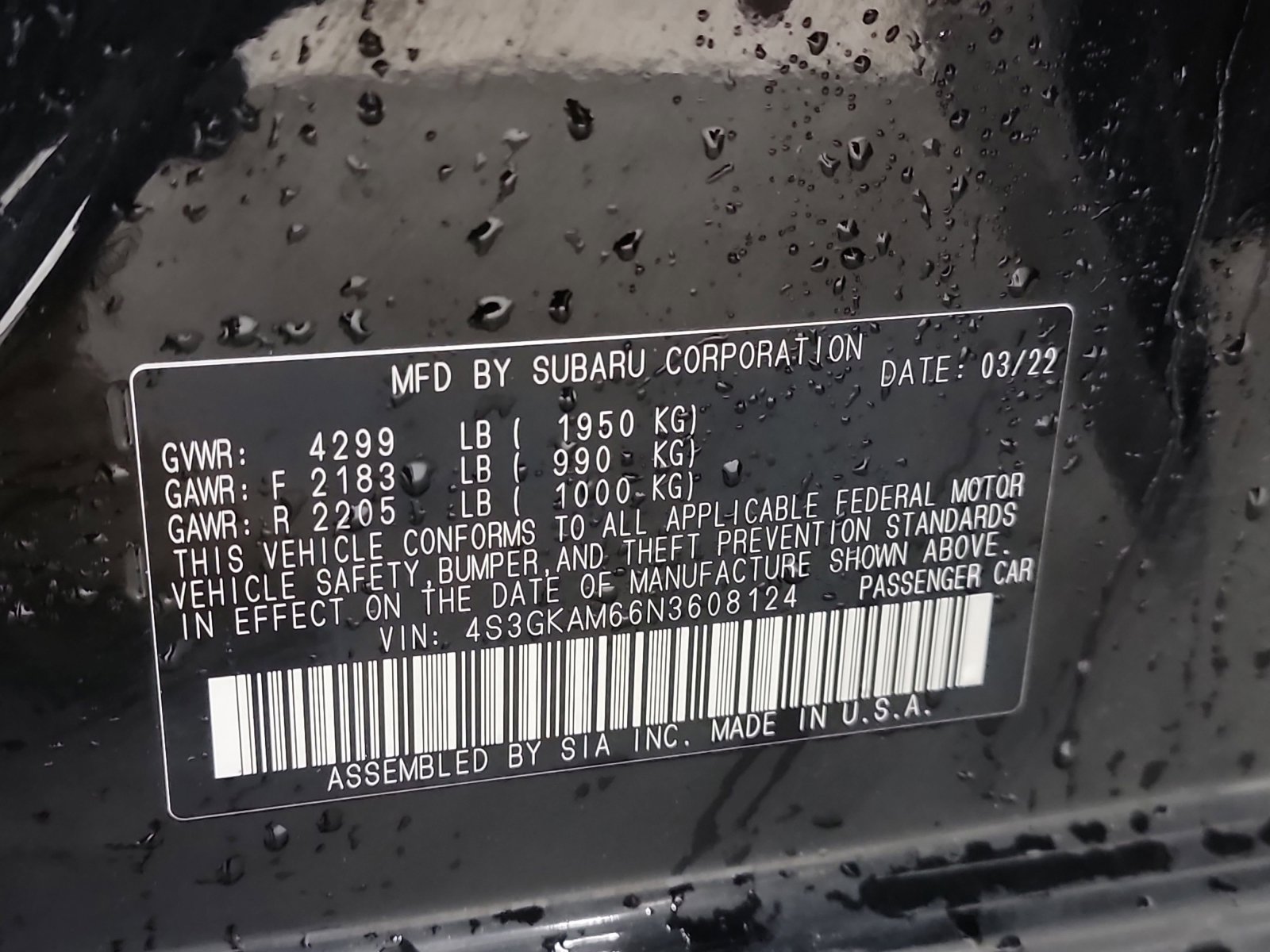 Used 2022 Subaru Impreza 2.0i Sport w/ Popular Package #1 image 33