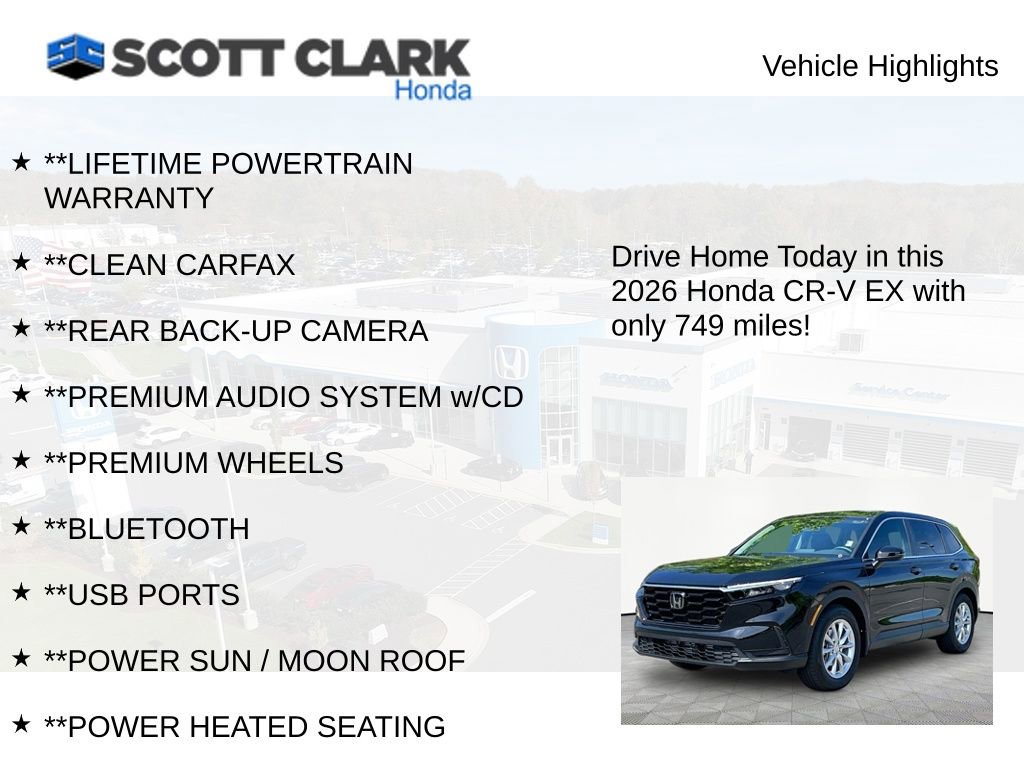Used 2026 Honda CR-V EX image 11