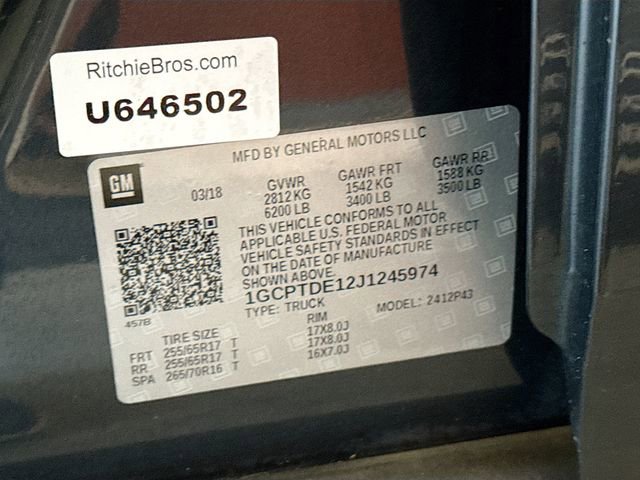 Used 2018 Chevrolet Colorado Z71 AWD/4WD image 28