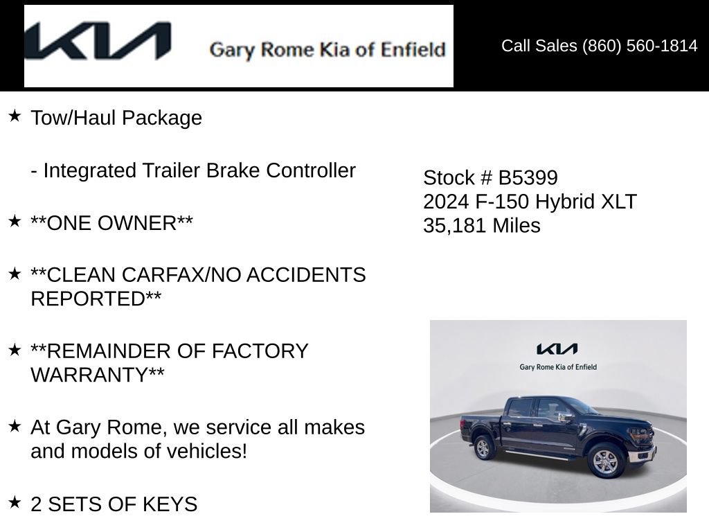 Used 2024 Ford F150 XLT w/ Equipment Group 302A MID AWD/4WD image 18