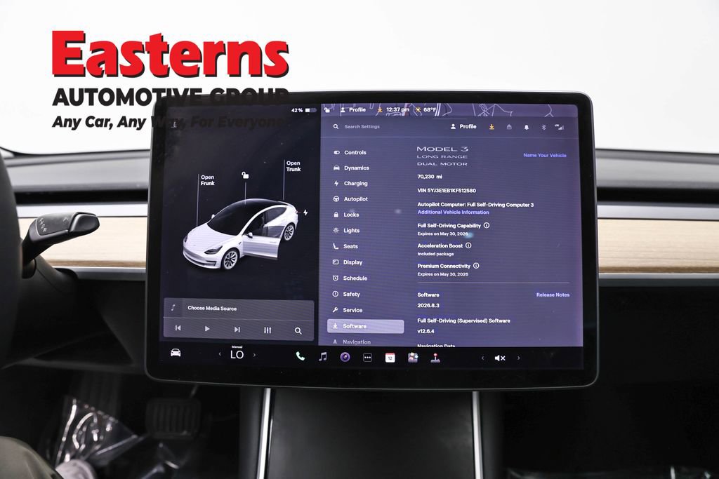Used 2019 Tesla Model 3 Long Range AWD/4WD image 11
