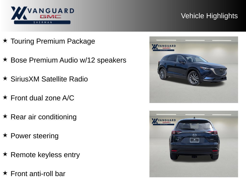 Used 2020 MAZDA CX-9 Touring w/ Touring Premium Package AWD/4WD image 10