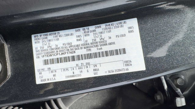 Used 2018 Ford F150 XLT w/ Trailer Tow Package RWD image 34