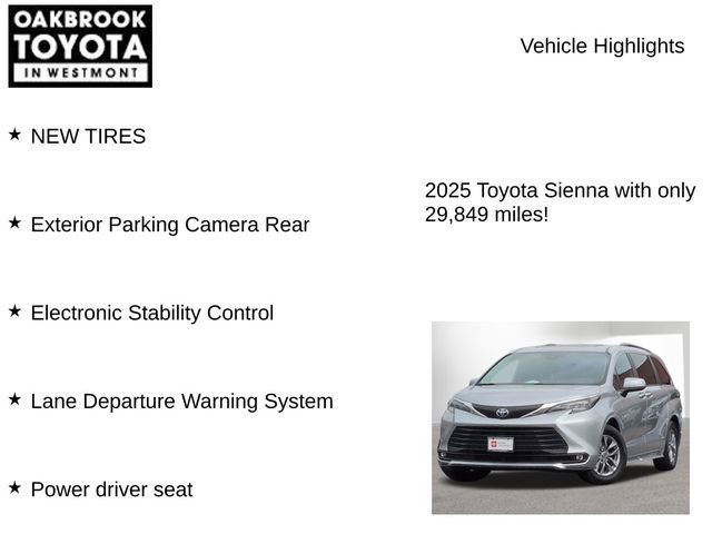 Certified 2025 Toyota Sienna XLE FWD image 7