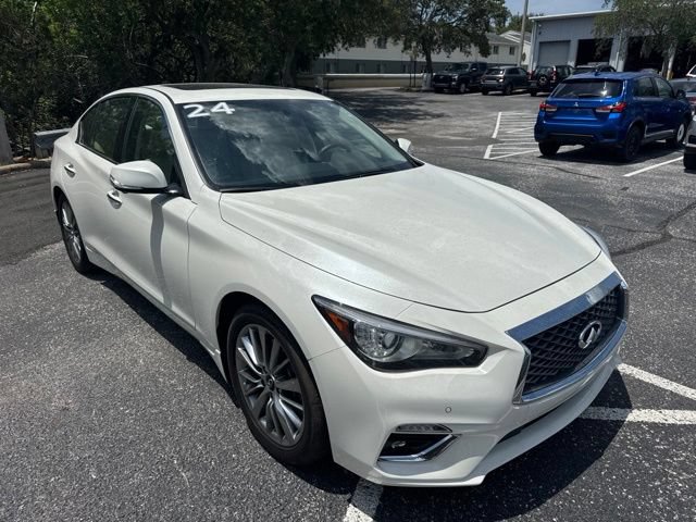 Used 2024 INFINITI Q50 Luxe w/ Cargo Package RWD image 3