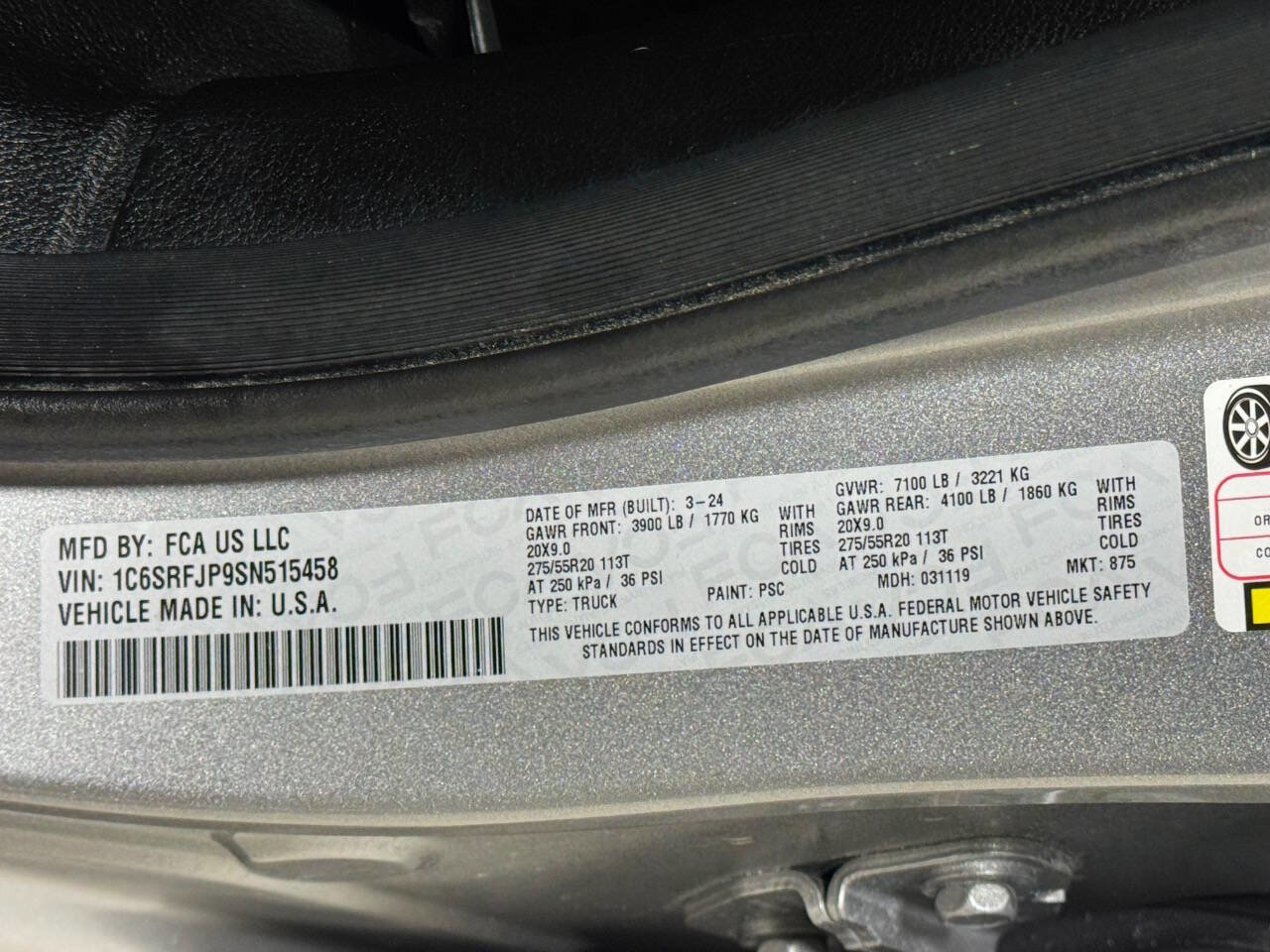 Used 2025 RAM 1500 Laramie w/ Laramie Southwest Edition image 91