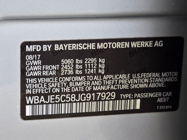 Used 2018 BMW 540i RWD image 26