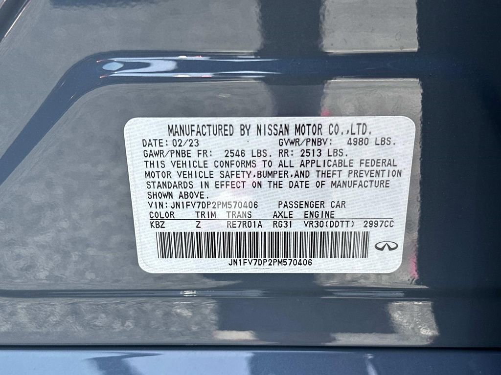 Used 2023 INFINITI Q50 Red Sport 400 w/ Carbon Fiber Package image 31