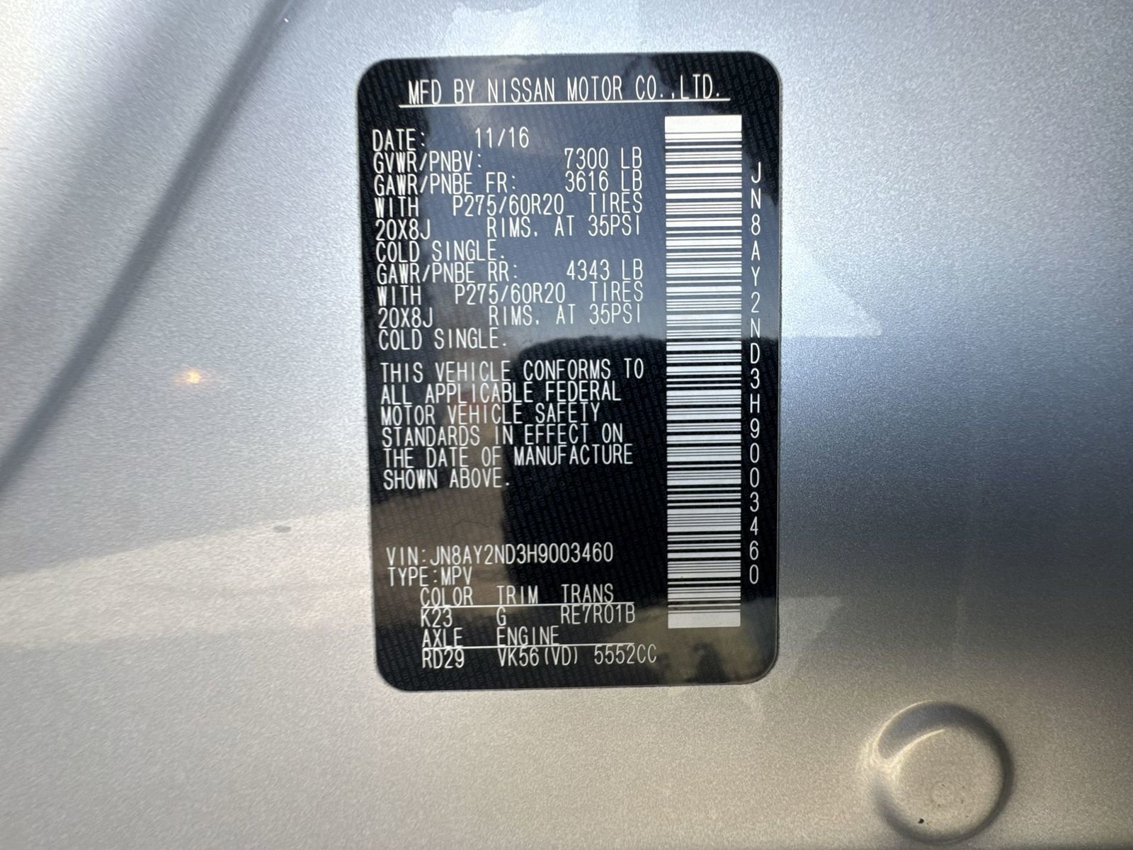 Used 2017 Nissan Armada SL w/ Moonroof Package image 43