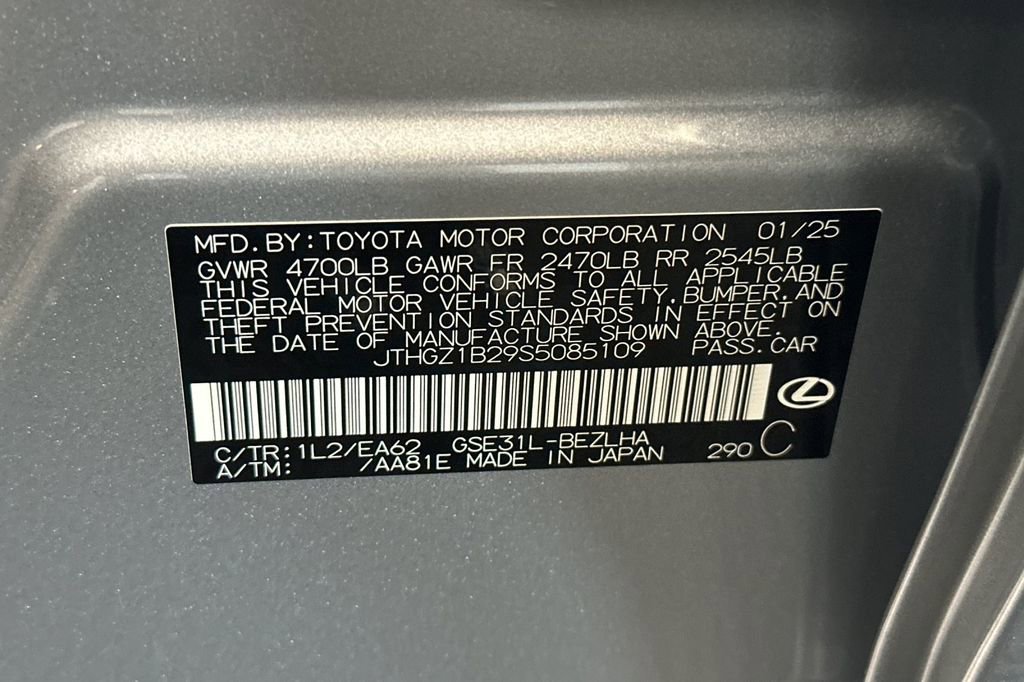 Certified 2025 Lexus IS 350 F Sport w/ Accessory Package RWD image 28