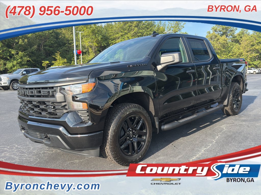 New 2026 Chevrolet Silverado 1500 Custom w/ Turbomax Blackout Package
