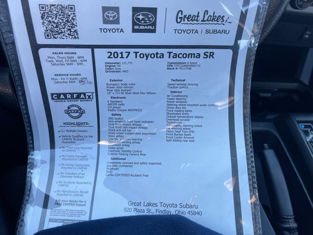 Used 2017 Toyota Tacoma SR image 27