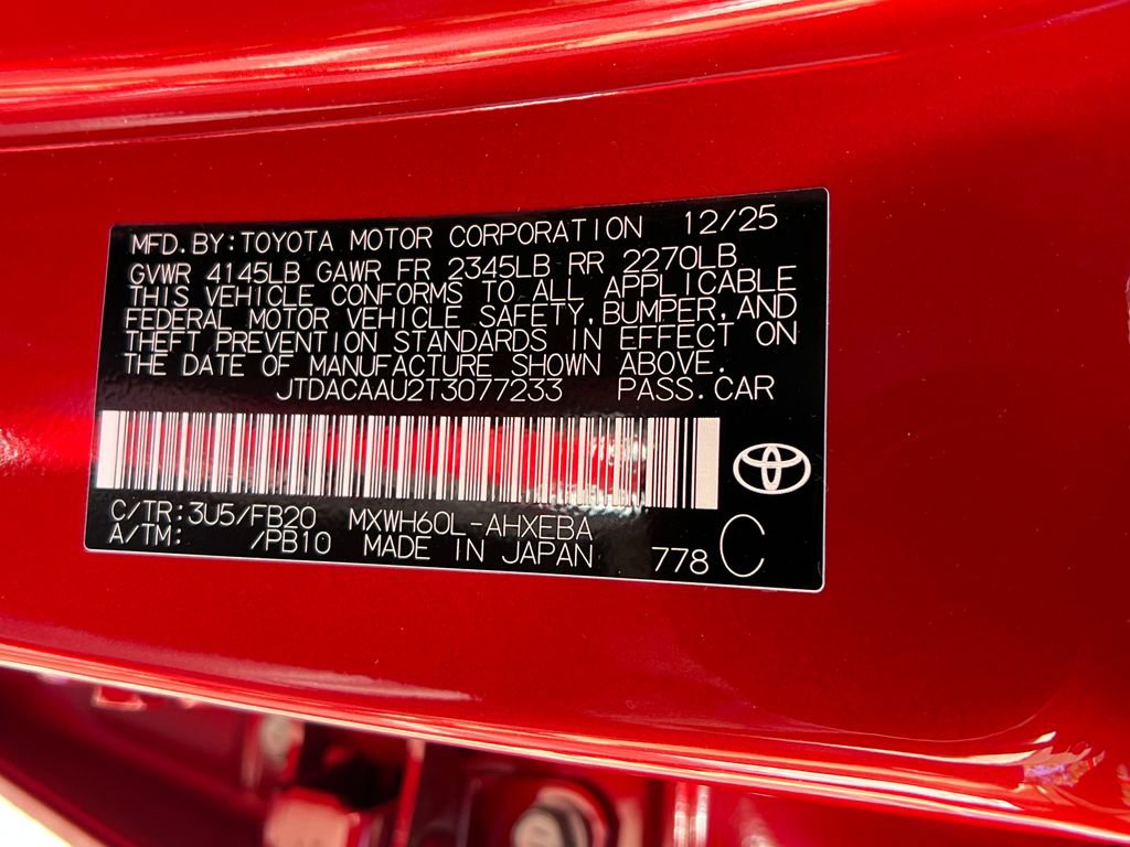 New 2026 Toyota Prius LE image 26