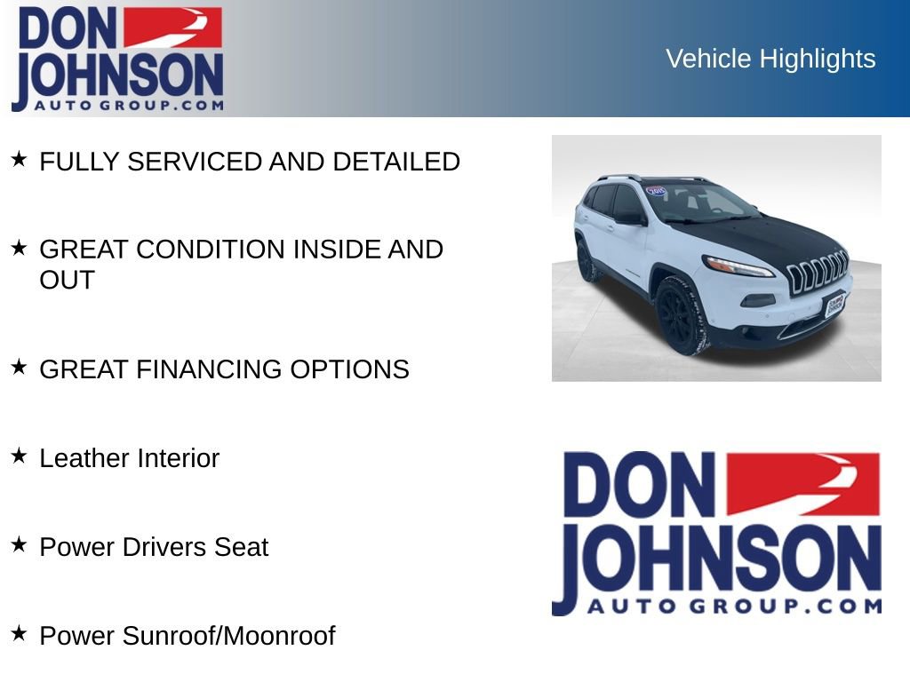 Used 2015 Jeep Cherokee Limited w/ Luxury Group AWD/4WD image 25