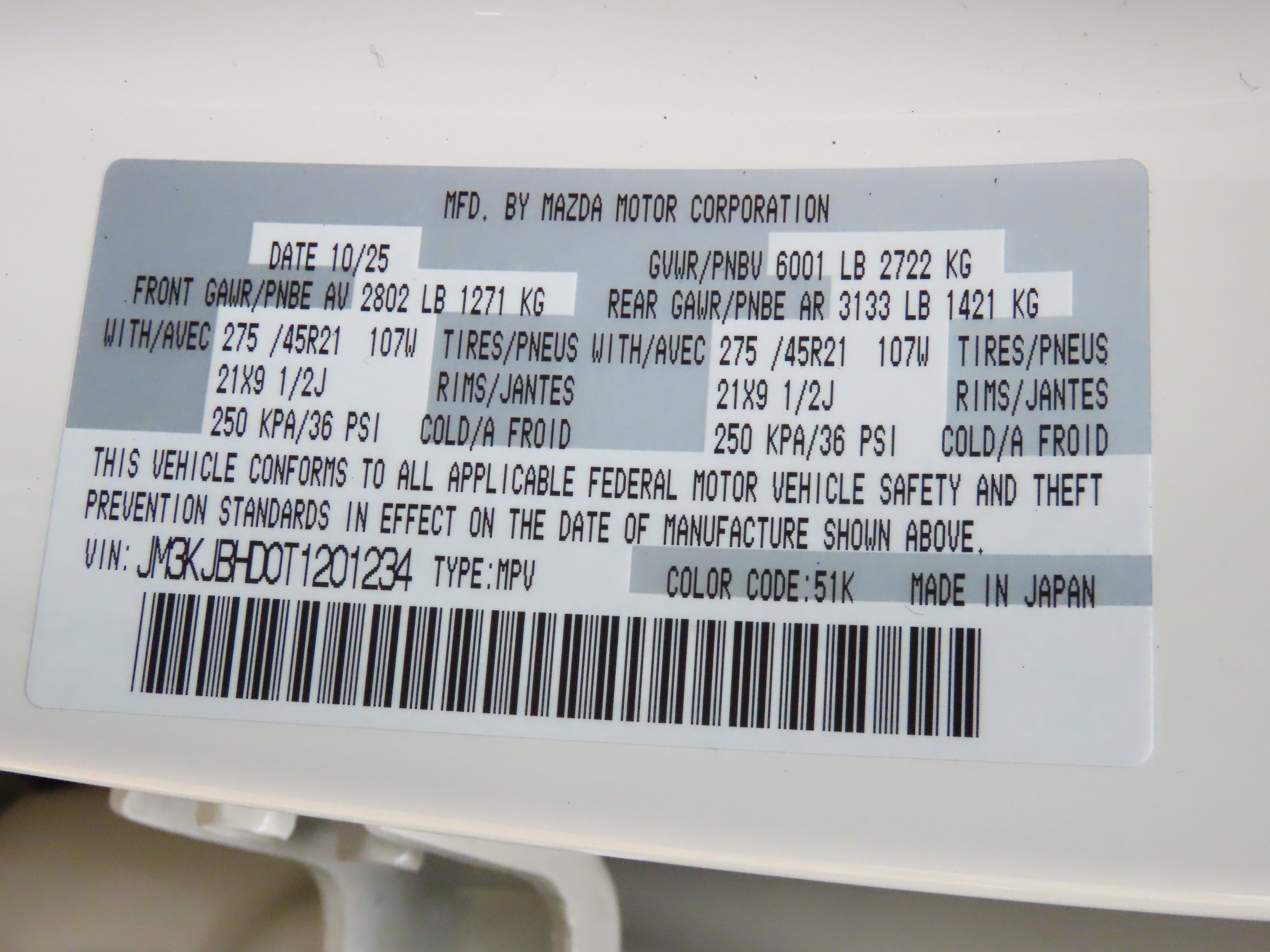 New 2026 MAZDA CX-70 3.3 Turbo w/ Preferred Package image 39