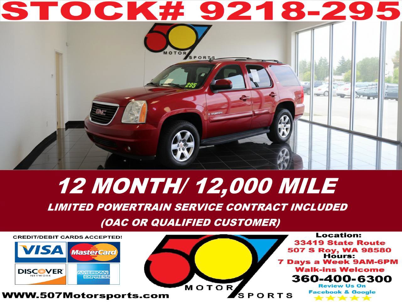 Used 2007 GMC Yukon SLT w/ SLT Preferred Equipment Group