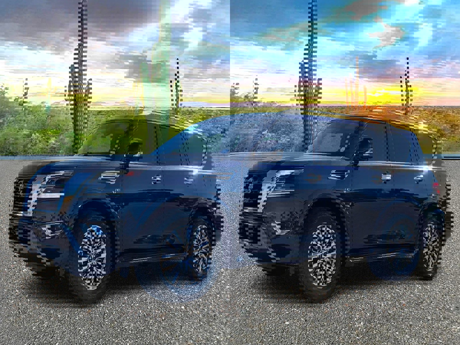 Used 2021 Nissan Armada SL w/ Captain's Chairs Package image 2