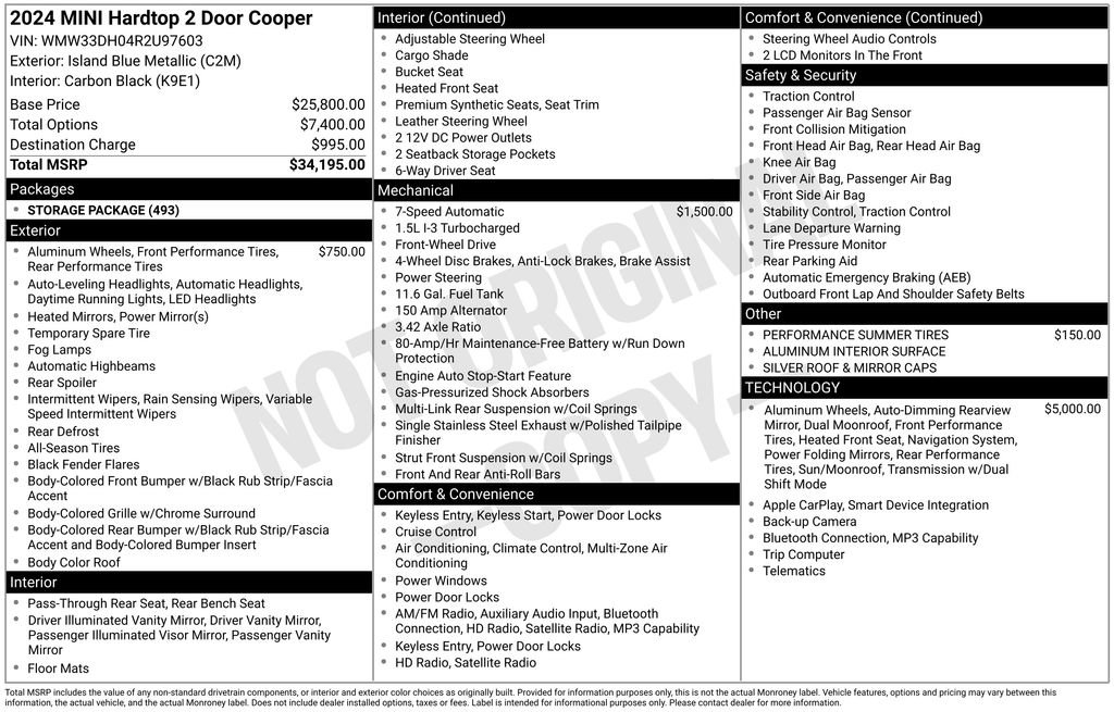 Certified 2024 MINI Cooper 2-Door Hardtop FWD image 12