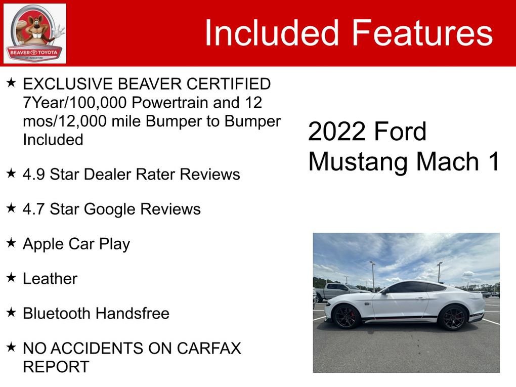 Used 2022 Ford Mustang Mach 1 w/ Equipment Group 700A RWD image 5
