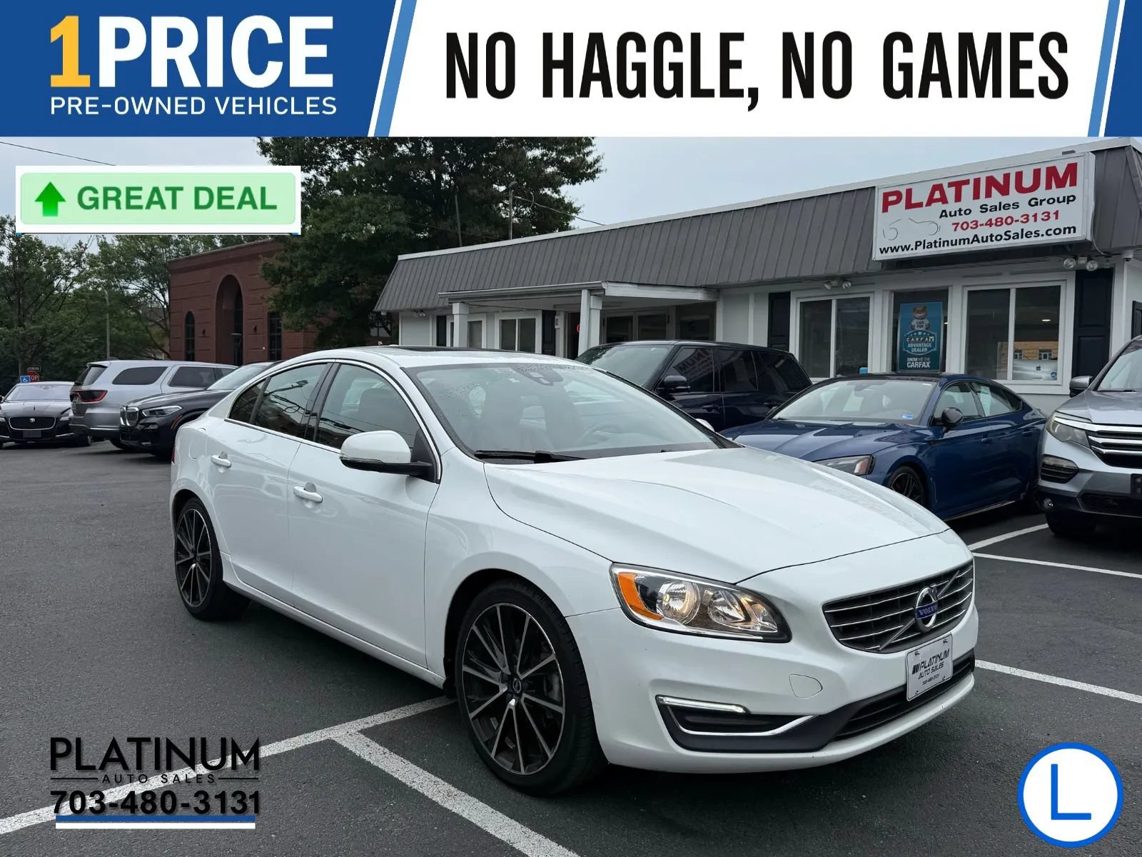 Used 2016 Volvo S60 T5 Premier w/ 19" Sport Package FWD image 1