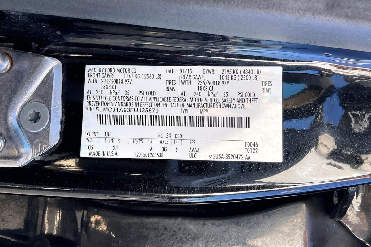 Used 2015 Lincoln MKC FWD w/ Equipment Group 101A Select image 34