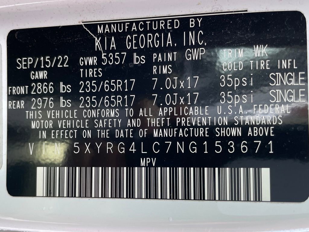 Used 2022 Kia Sorento LX image 31