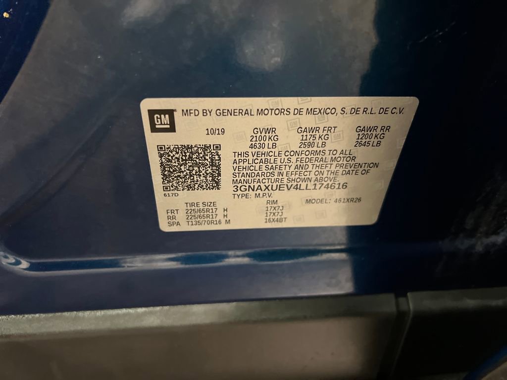 Certified 2020 Chevrolet Equinox LT AWD/4WD image 29