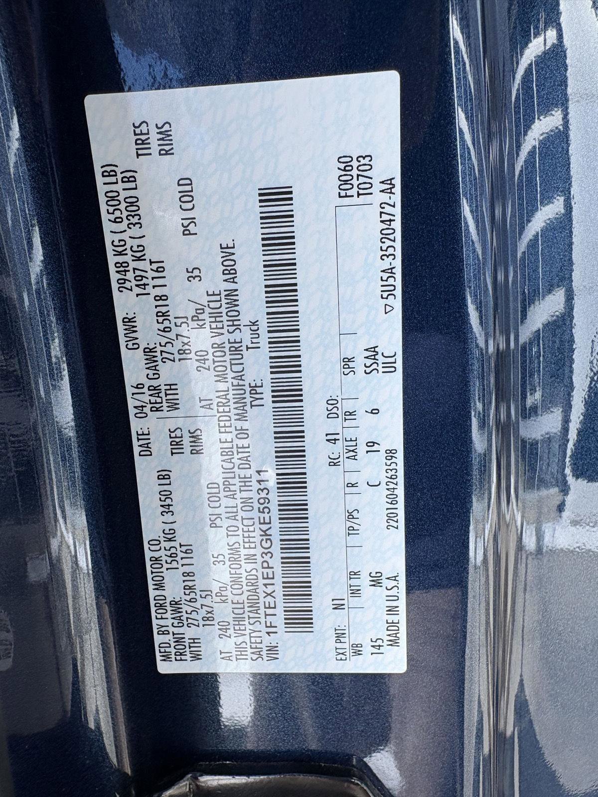 Used 2016 Ford F150 XLT w/ Equipment Group 301A Mid image 17