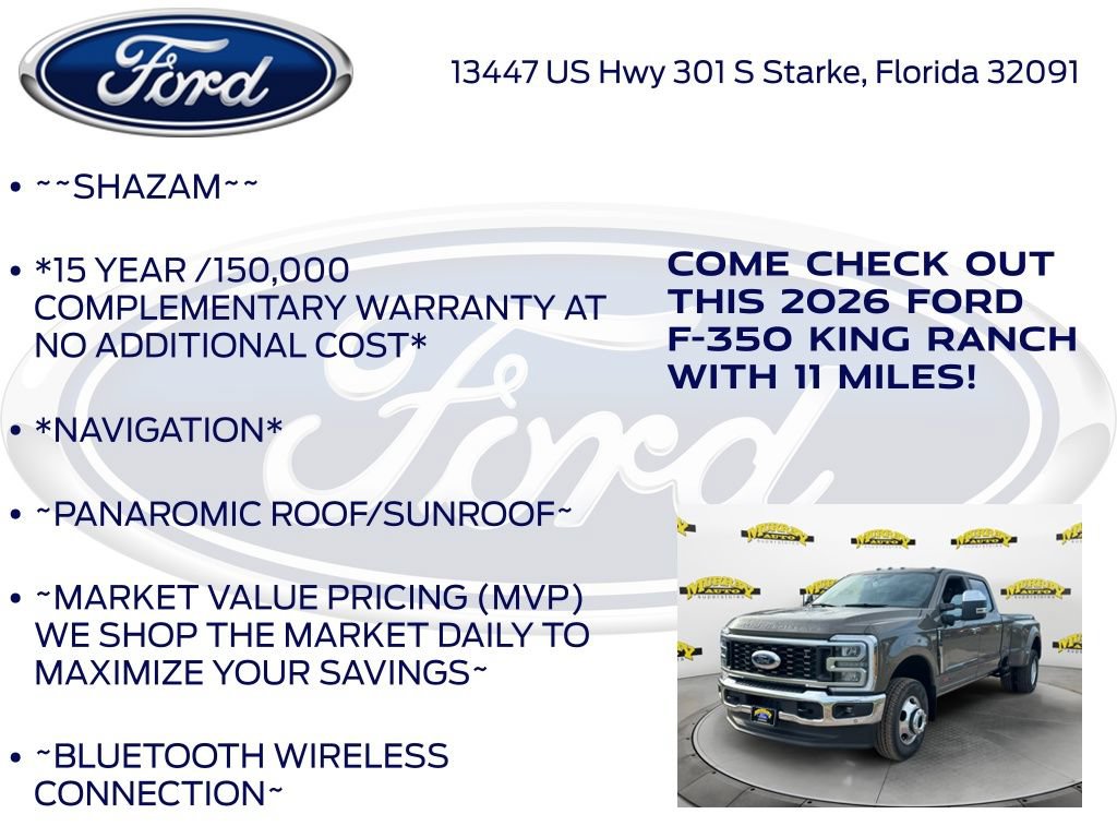 New 2026 Ford F350 King Ranch w/ Chrome Package AWD/4WD image 5