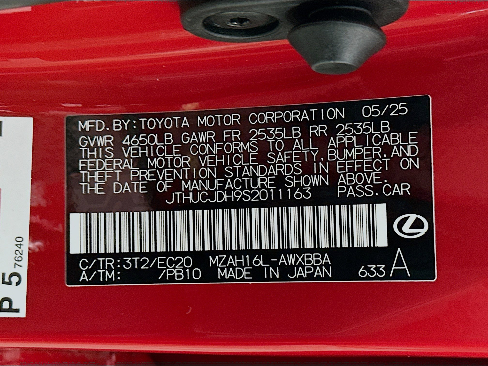 New 2025 Lexus UX 300h AWD w/ Cold Area Package image 30