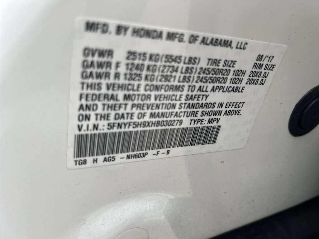Used 2017 Honda Pilot Touring image 5
