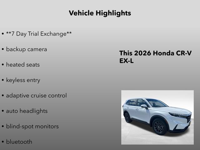 New 2026 Honda CR-V EX-L image 5