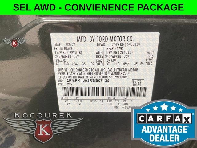 Used 2024 Ford Edge SEL w/ Convenience Package image 26