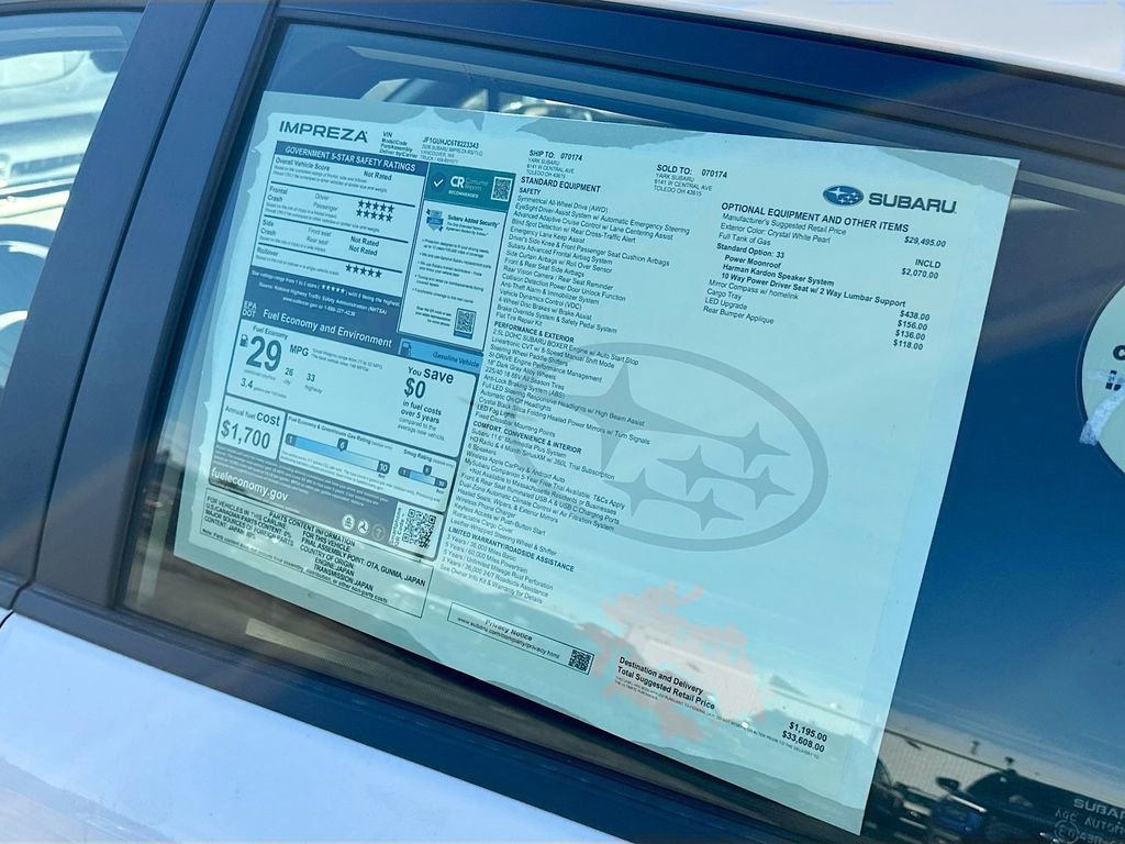 New 2026 Subaru Impreza RS image 12