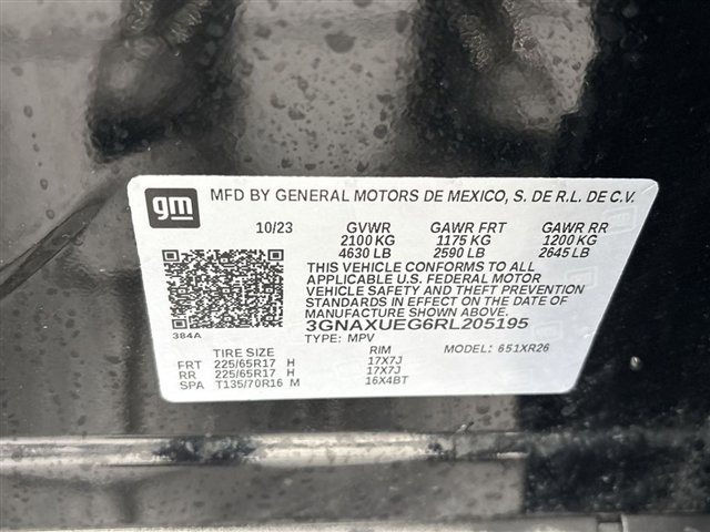 Certified 2024 Chevrolet Equinox LT w/ LPO, Floor Liner Package image 32