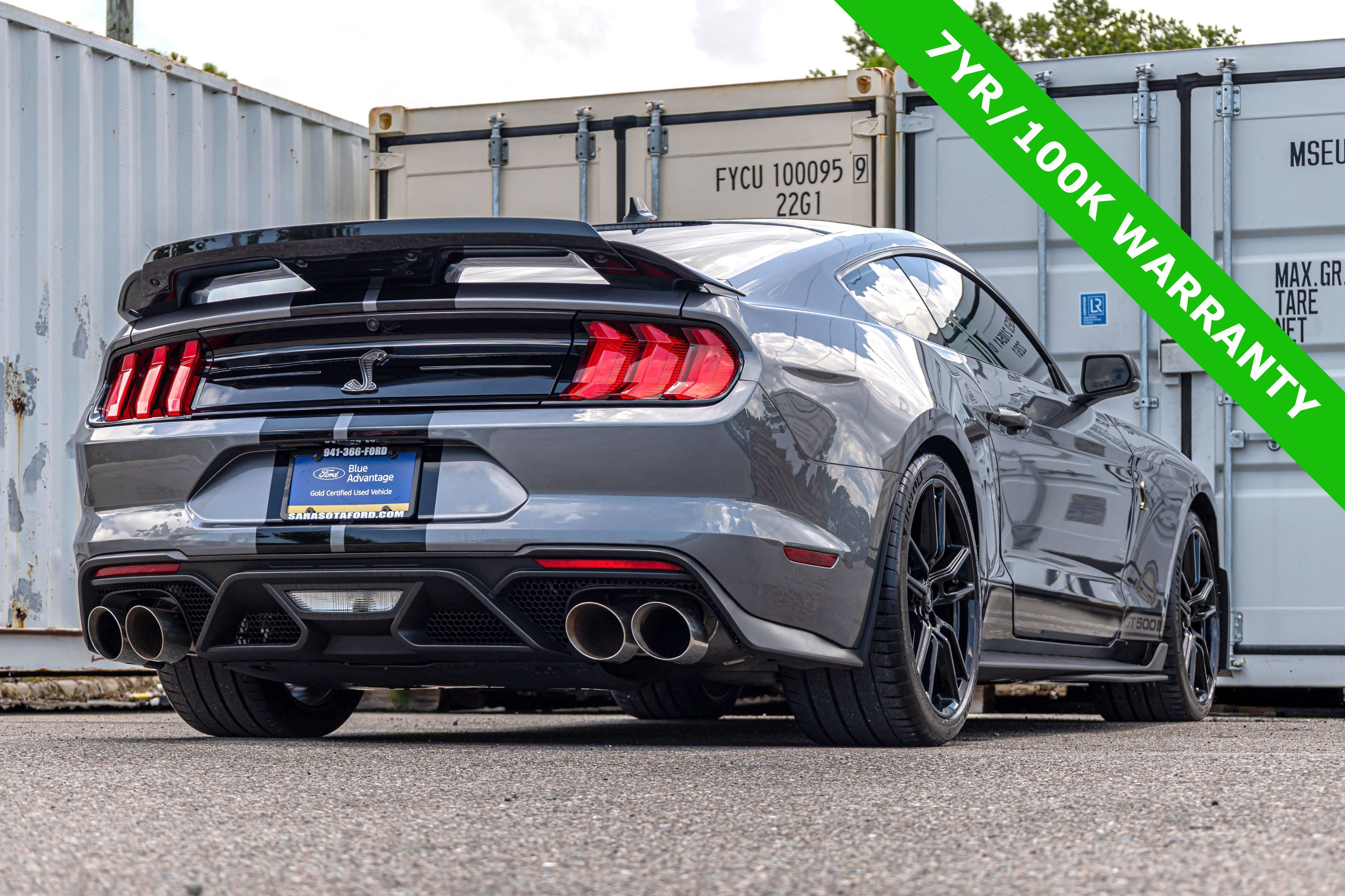 Certified 2021 Ford Mustang Shelby GT500 w/ Technology Package RWD image 3