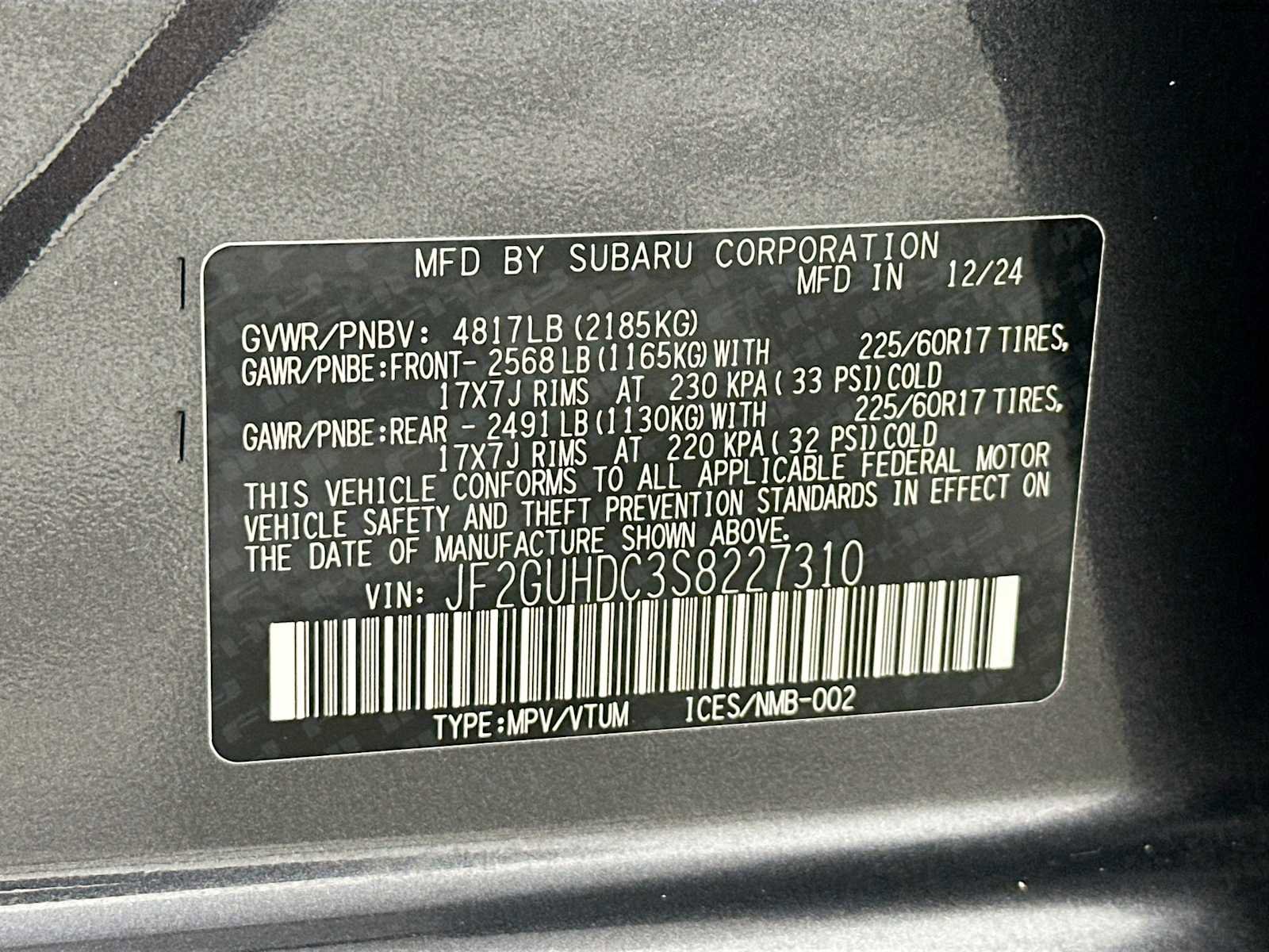 Certified 2025 Subaru Crosstrek 2.5i Premium w/ Convenience Package #2 image 28