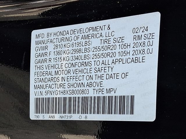 Certified 2025 Honda Pilot Elite image 27