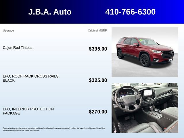 Used 2020 Chevrolet Traverse RS image 5