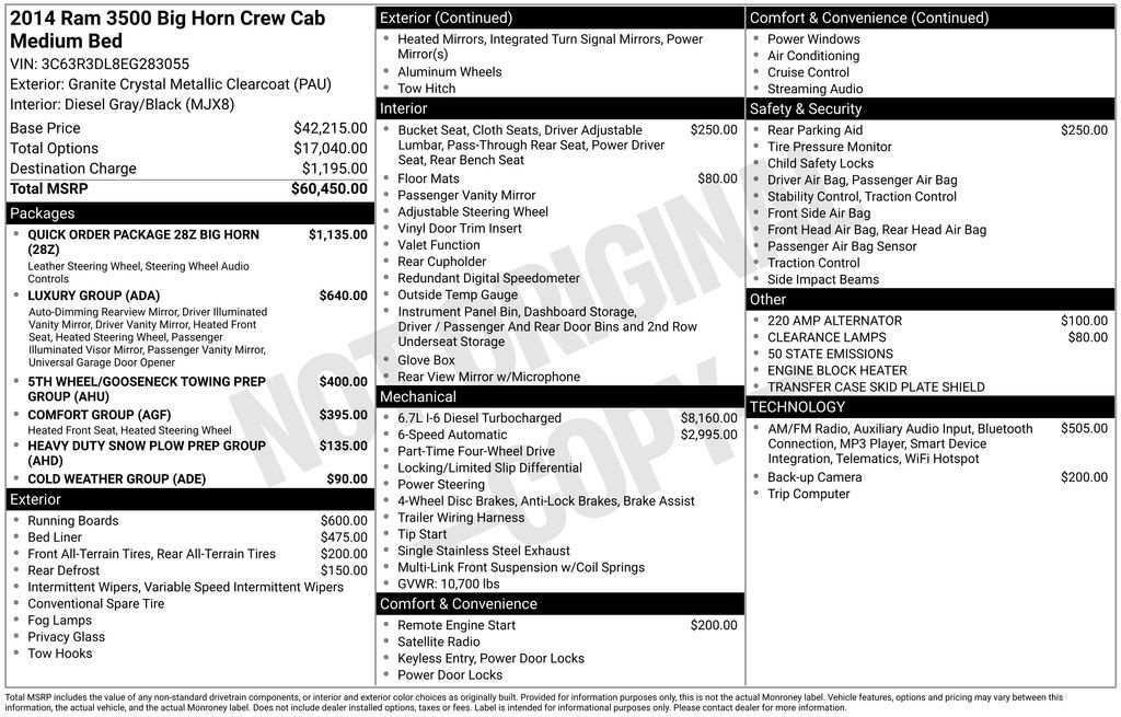 Used 2014 RAM 3500 Big Horn image 10