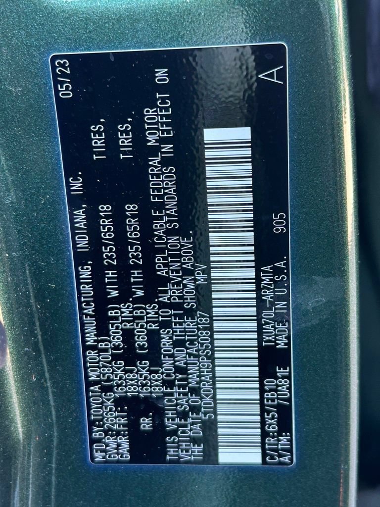 Used 2023 Toyota Highlander XLE FWD image 77