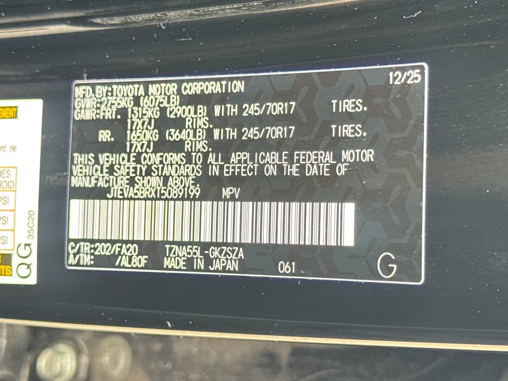 Used 2026 Toyota 4Runner SR5 AWD/4WD image 47