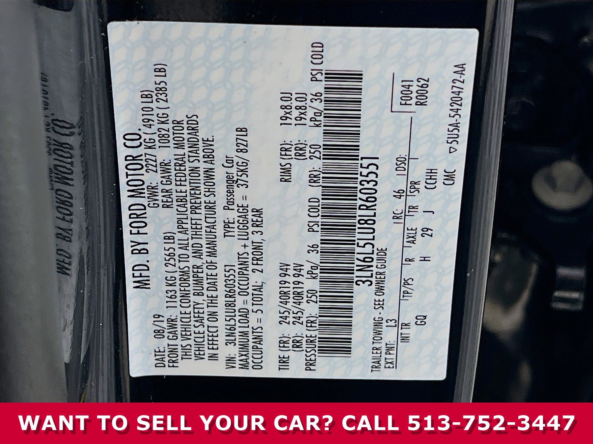 Used 2020 Lincoln MKZ Reserve w/ Elements Package image 37