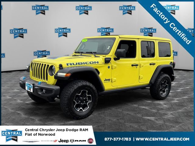 Certified 2023 Jeep Wrangler Unlimited Rubicon 4xe w/ Cold Weather Group AWD/4WD image 1