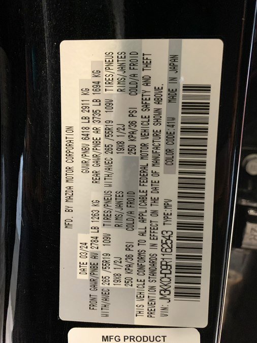 Used 2024 MAZDA CX-90 3.3 Turbo w/ Preferred Plus image 70