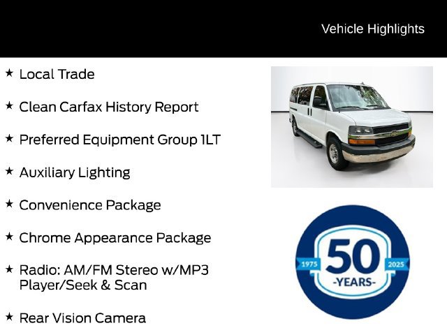Used 2016 Chevrolet Express 3500 LT w/ LT Preferred Equipment Group RWD image 6