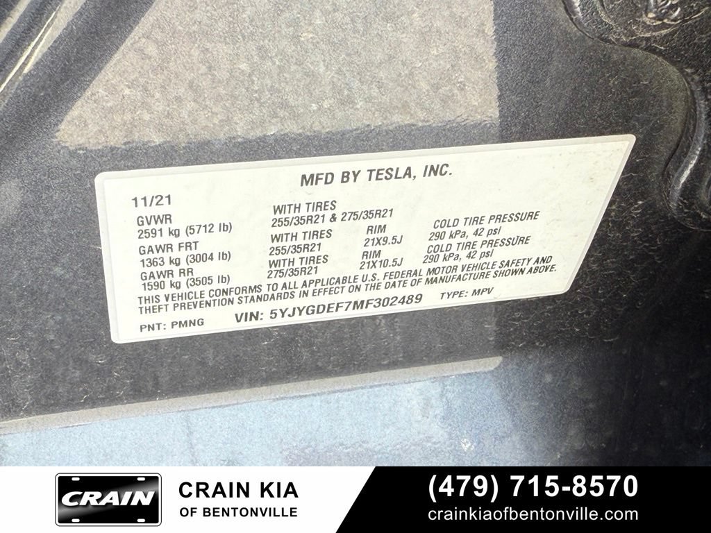Used 2021 Tesla Model Y Performance AWD/4WD image 30
